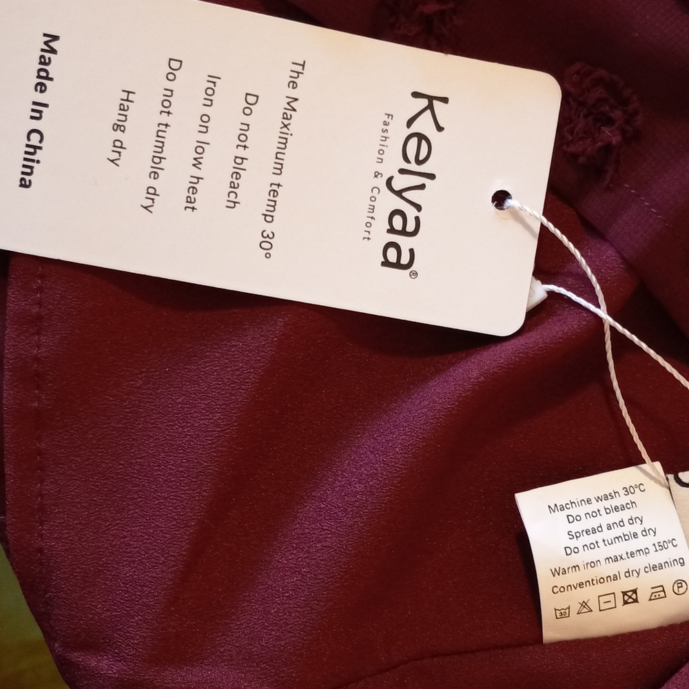 NWT Chiffon Swiss Dot Mini Dress - Picture 5 of 8